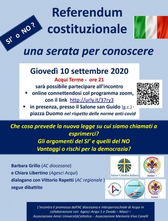 ophøre pin Udvikle Referendum Costituzionale: SI - NO? | Associazione Memoria Viva Canelli